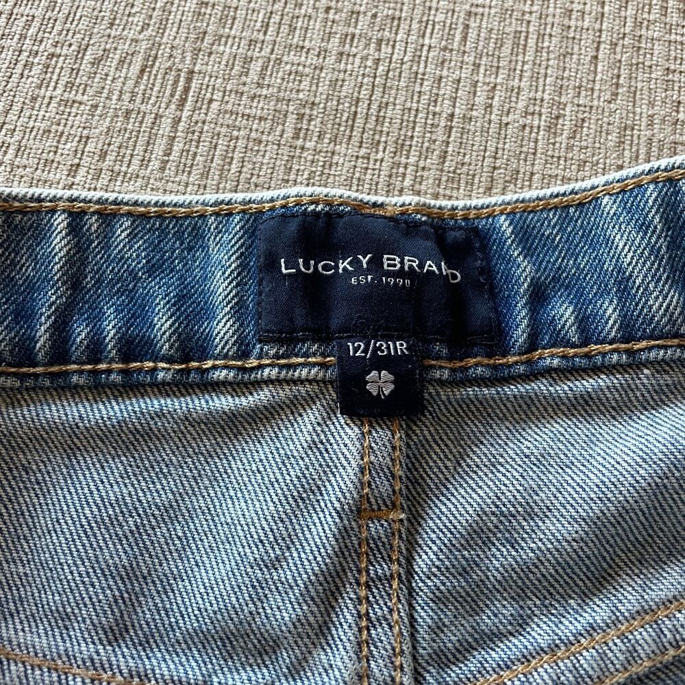 Lucky Brand distressed boy jeans, size 12/31 - Picture 9 of 12